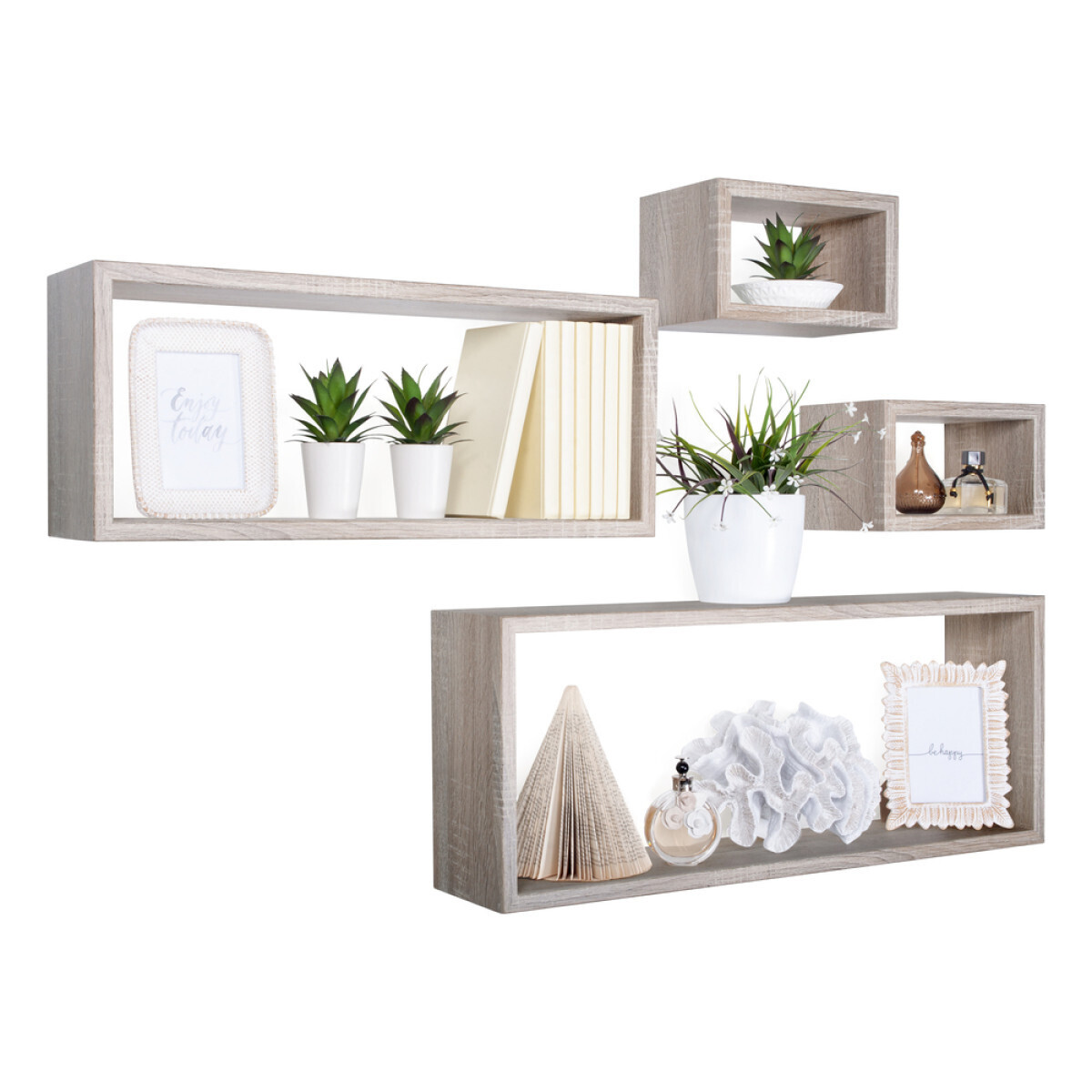 Modularredo MERLINO Rovere Sagerau | set mensole