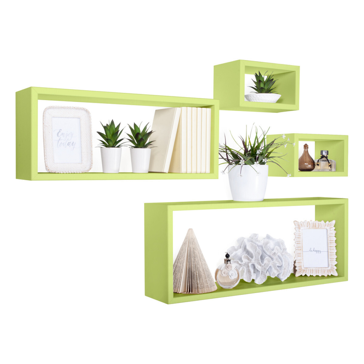 Modularredo MERLINO Verde | set mensole