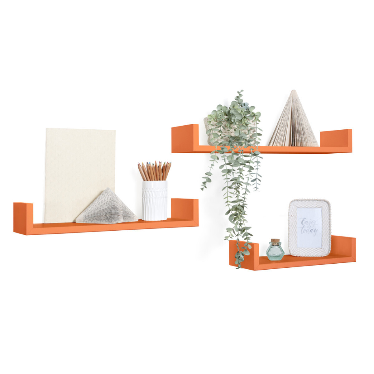 Modularredo CALAMITA Arancione | set mensole