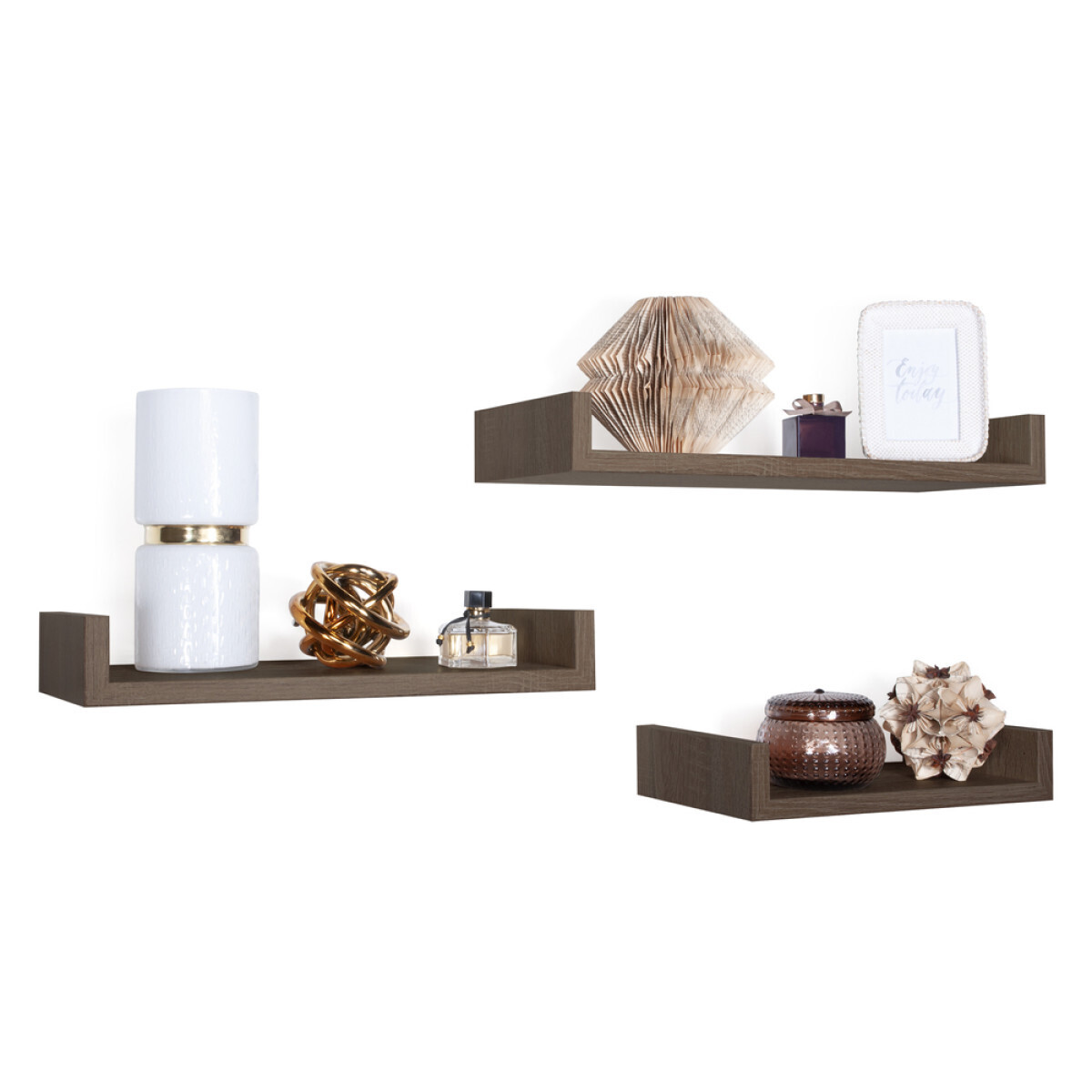 Modularredo CALAMITA MAXI Noce | set mensole