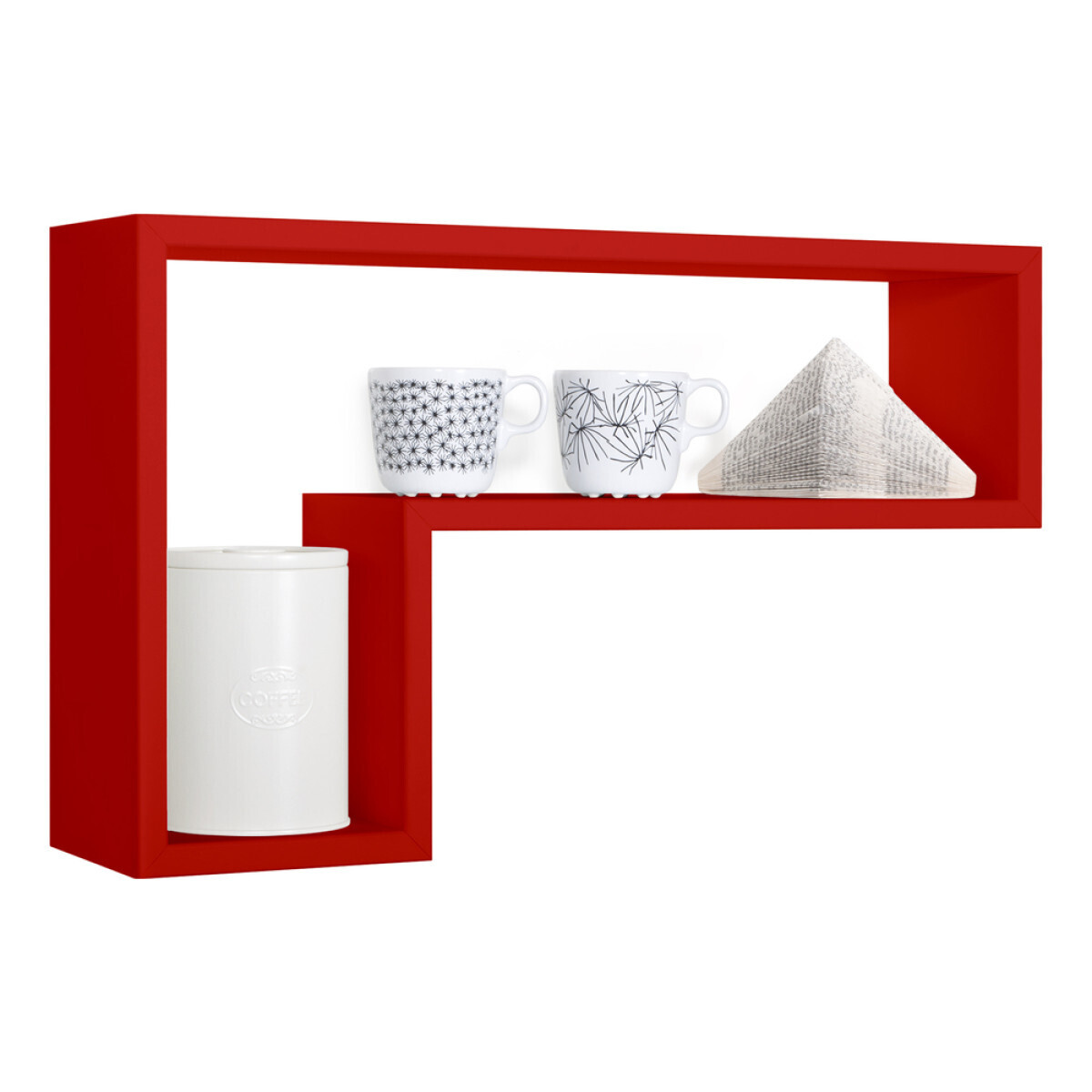Modularredo LETTERA Rosso | mensola