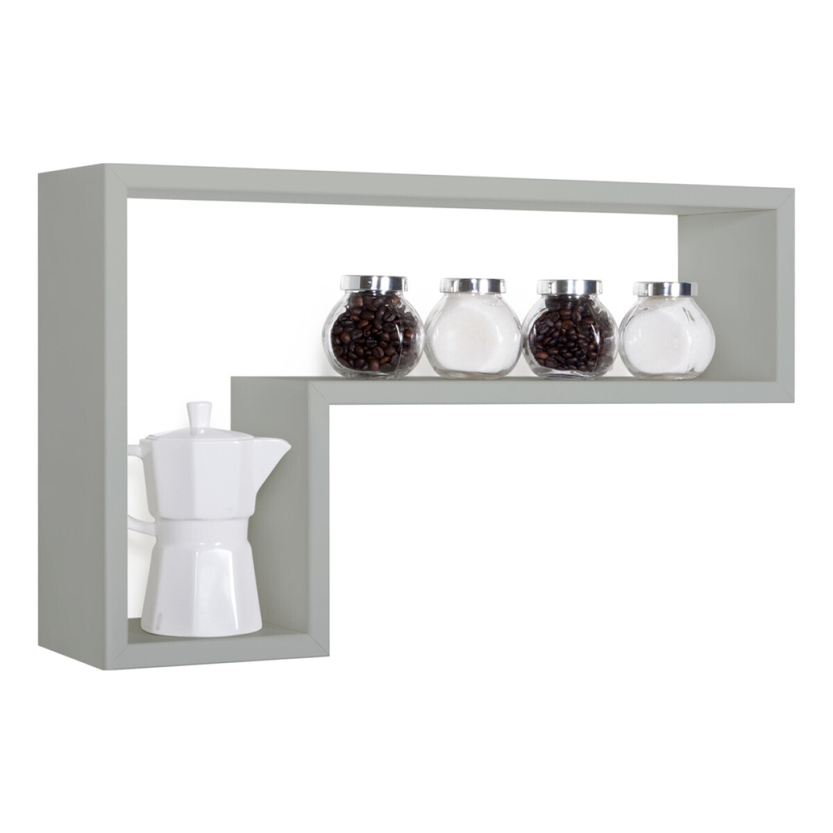 Modularredo LETTERA Grigio Sasso | mensola