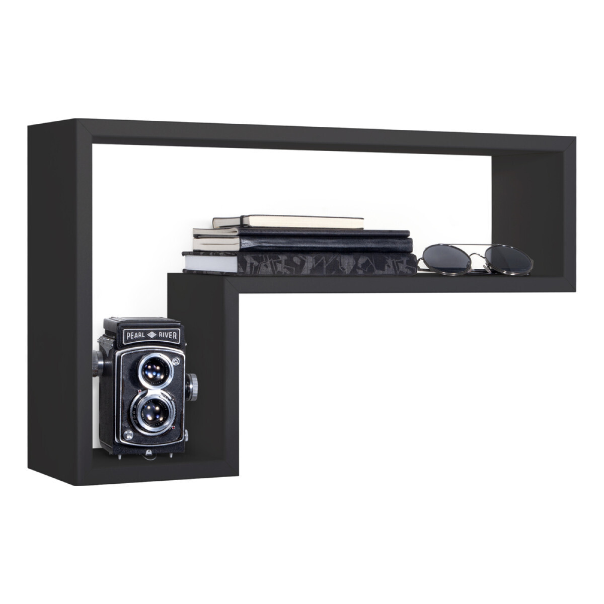 Modularredo LETTERA Nero | mensola