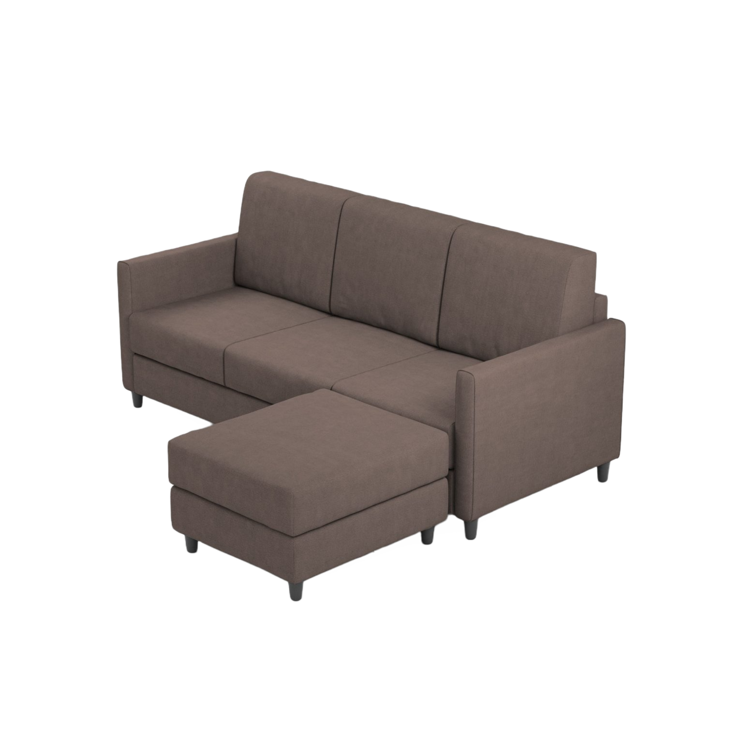 Ityhome KARAY Talpa | divano 3 posti con pouf