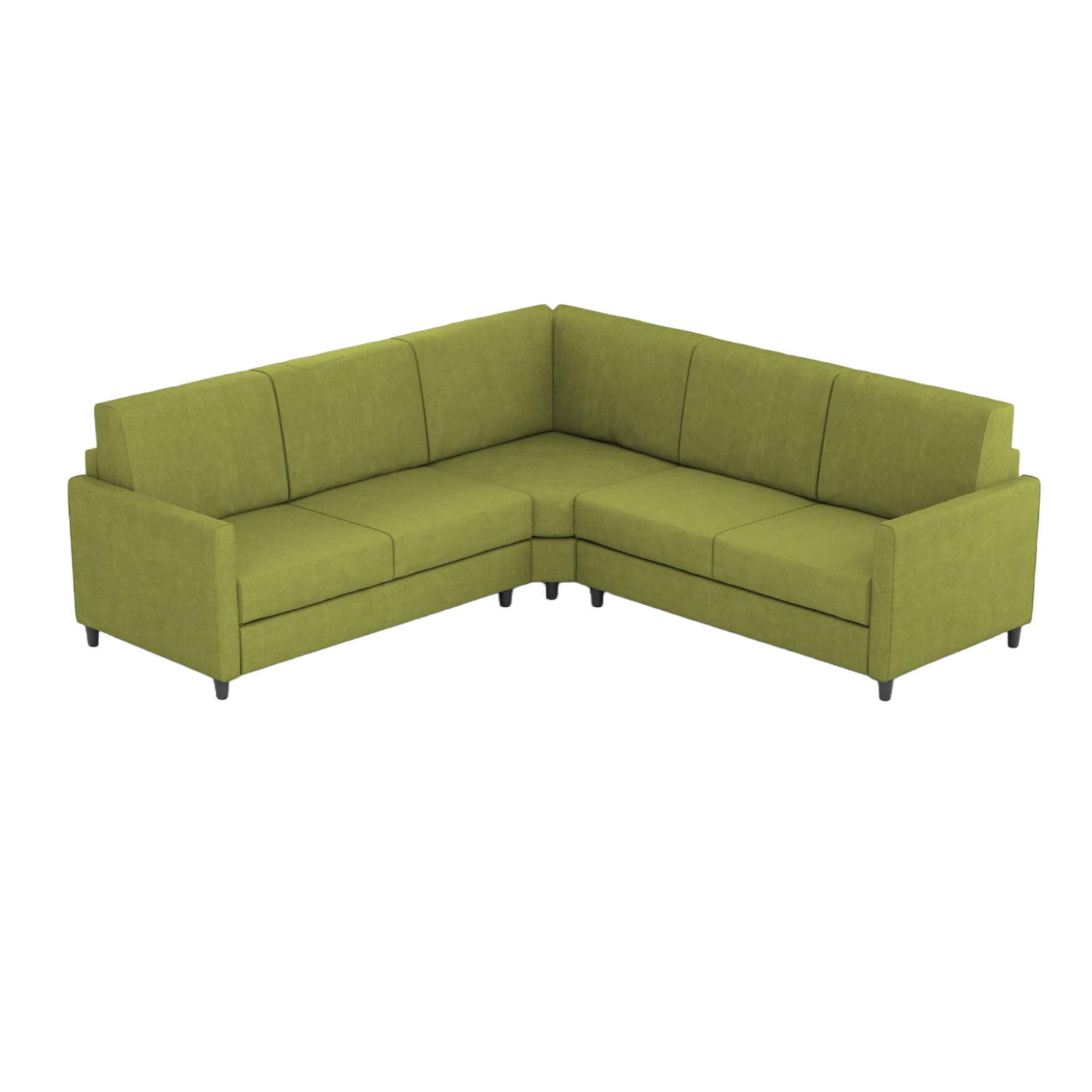Ityhome KARAY Verde | divano angolare 5 posti