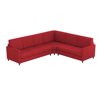 Ityhome KARAY Rosso | divano angolare 6 posti Ityhome KARAY Rosso | divano angolare 6 posti