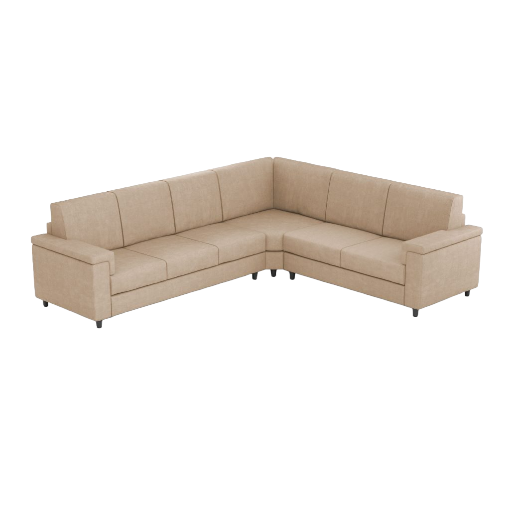 Ityhome MARRAK Beige | divano angolare 6 posti