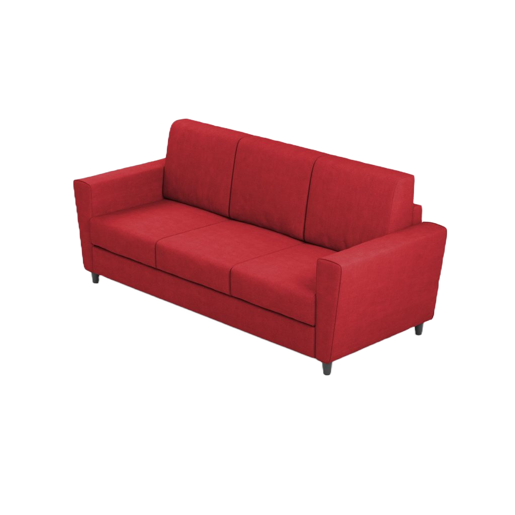 Ityhome YASEL Rosso | divano 3 posti