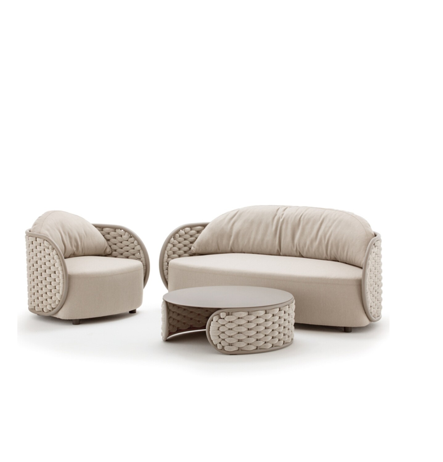 Grattoni MOJO | Set Poltrone con Divano e Tavolino Grattoni MOJO | Set Poltrone con Divano e Tavolino