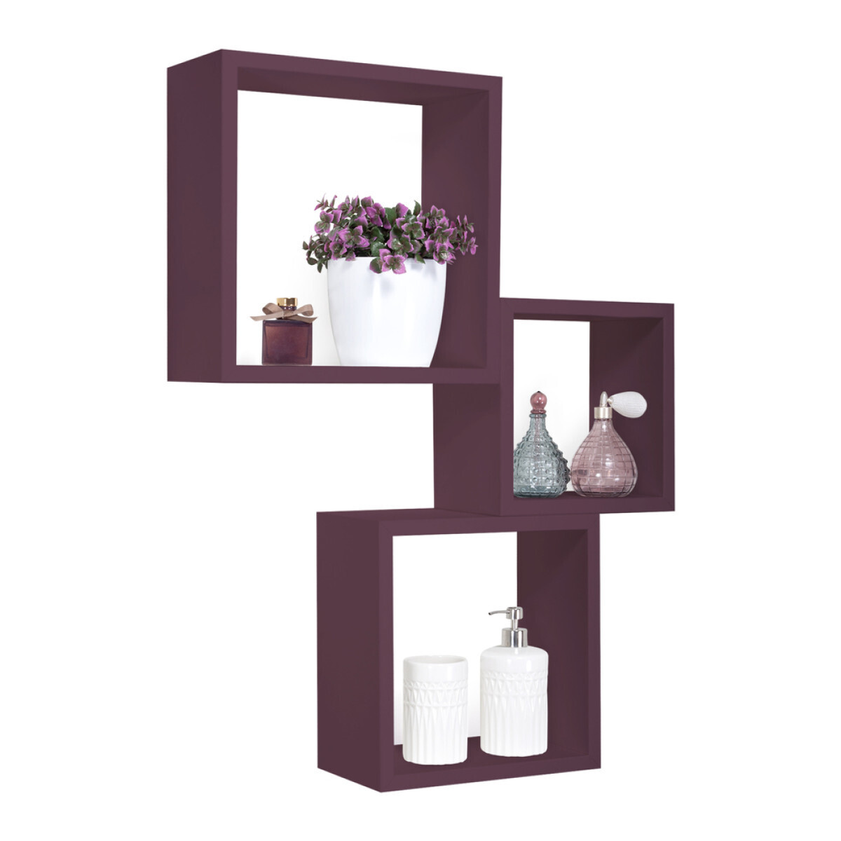 Modularredo INCUBO Viola Melanzana | set mensole