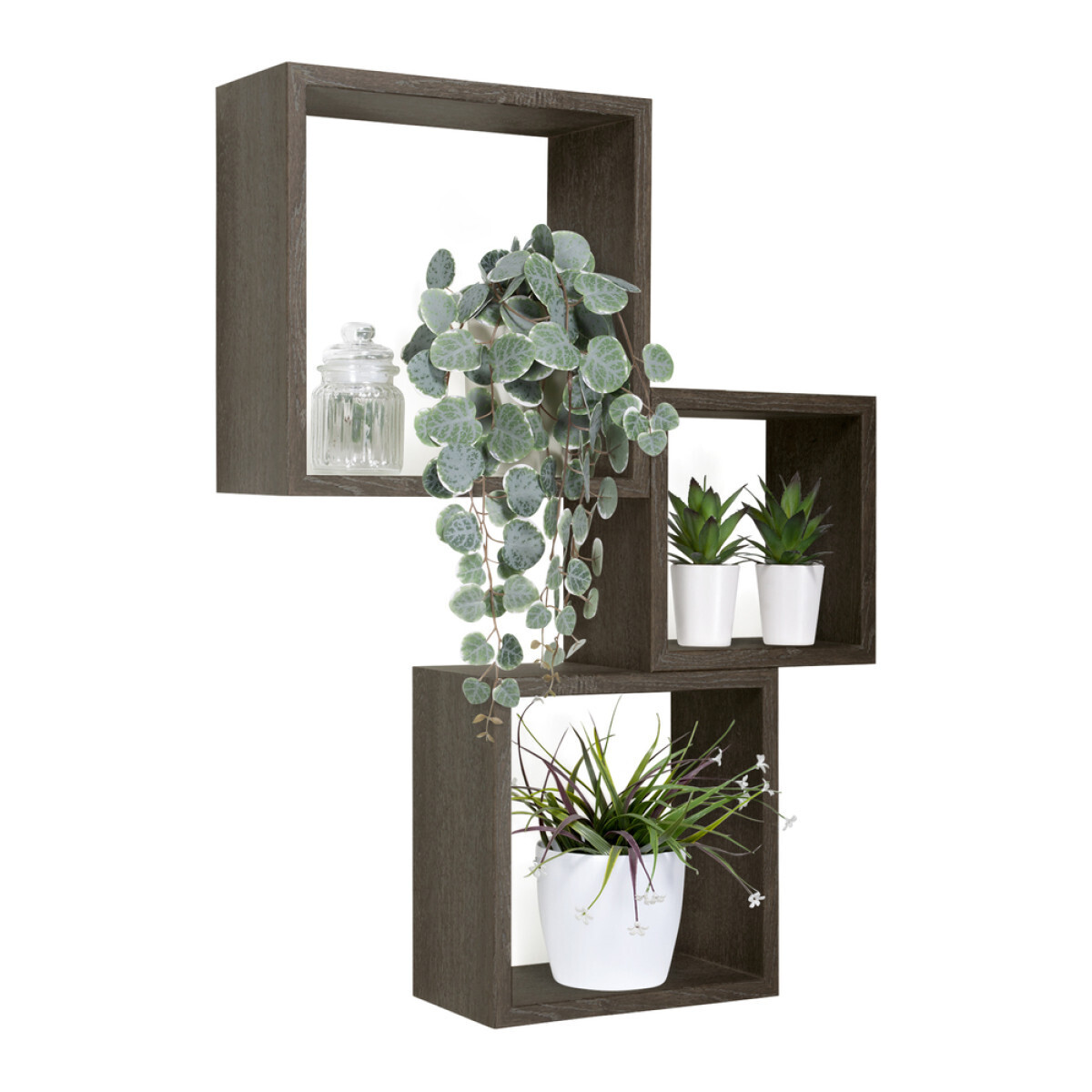 Modularredo INCUBO Rovere Scuro | set mensole