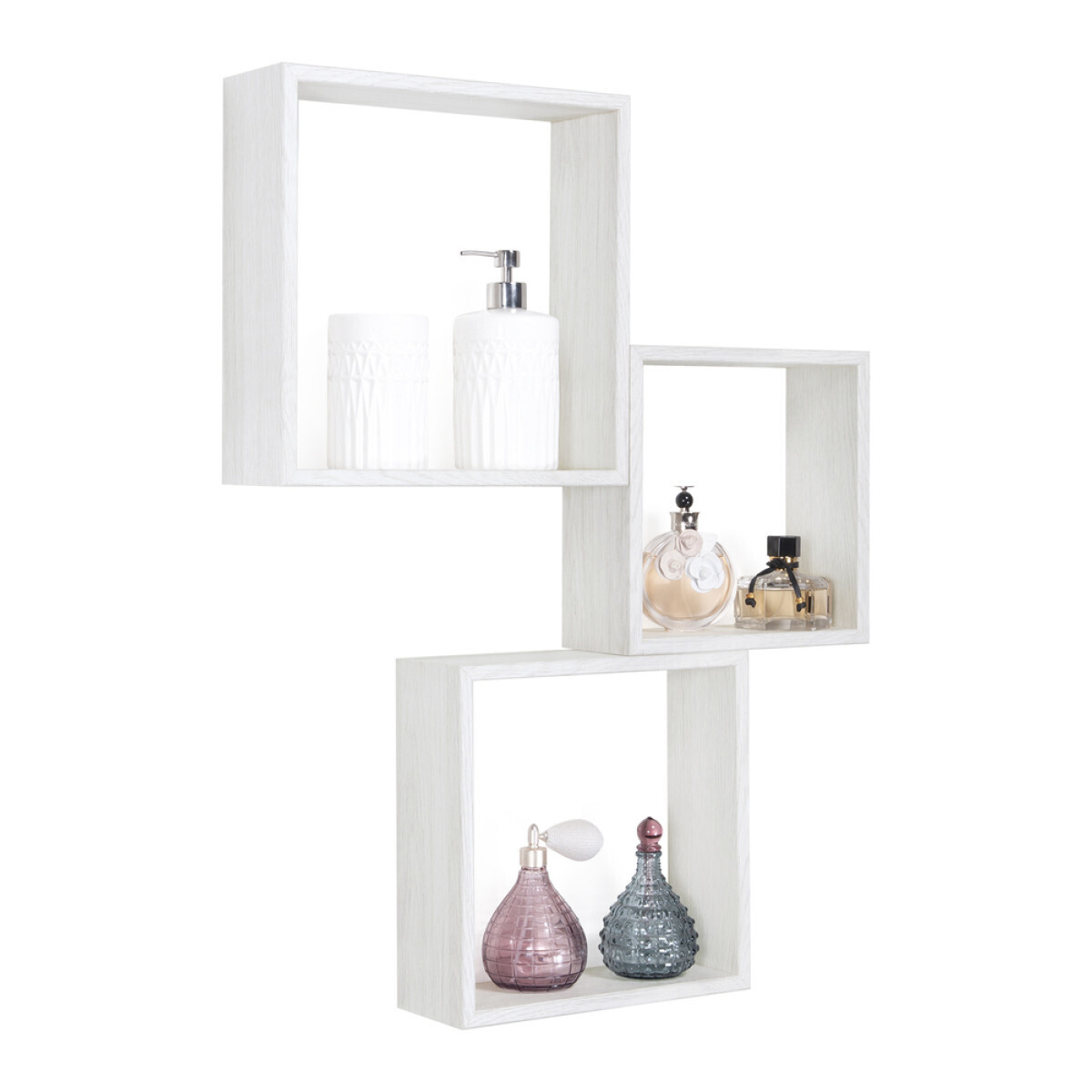 Modularredo INCUBO SLIM Rovere Sbiancato | set mensole