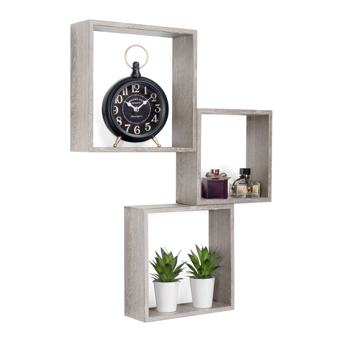 Modularredo INCUBO SLIM Rovere Grigio | set mensole