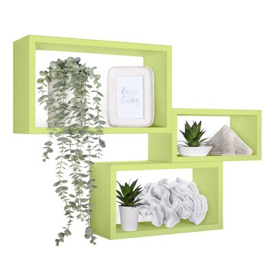 Modularredo TRITTICO Verde | set mensole