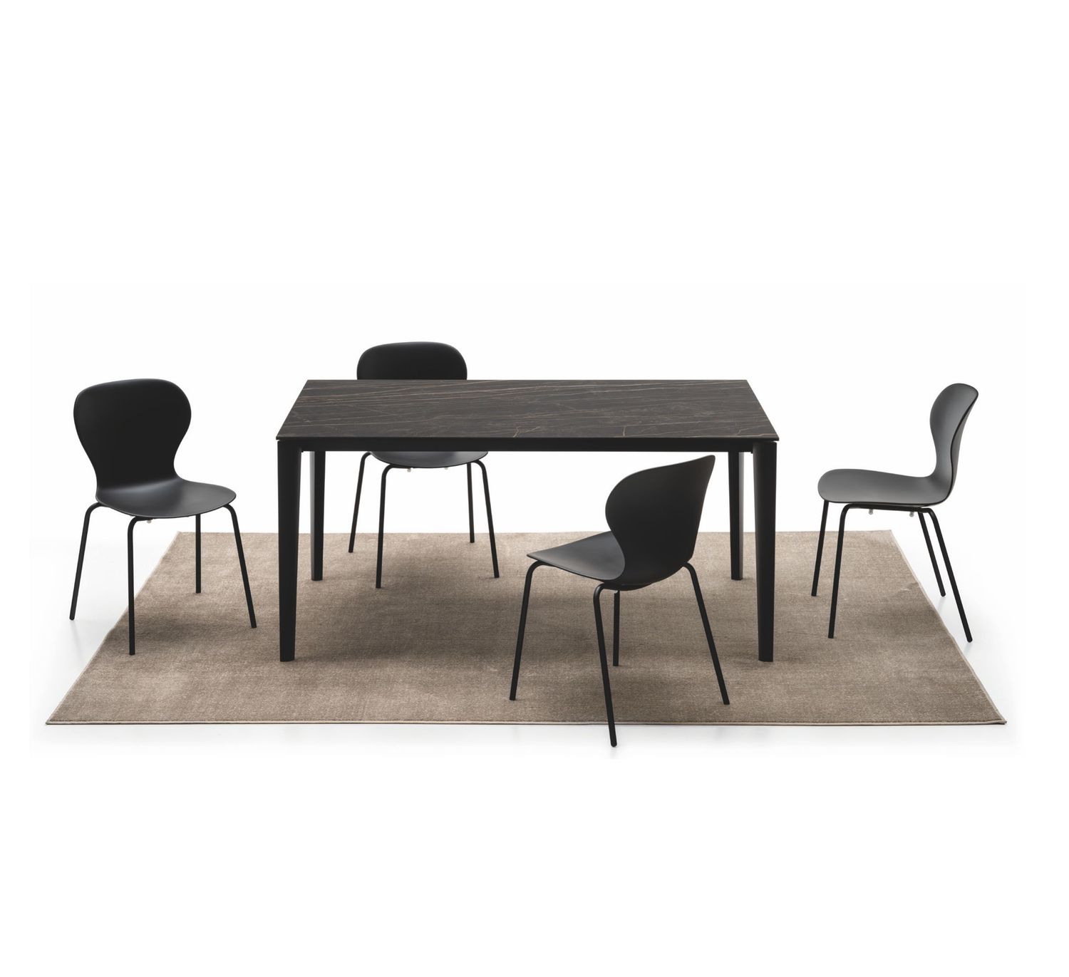 Connubia Promo Set  | tavolo allungabile ARTIC 160 CB4855  + N°4 sedie OPS! CB2310