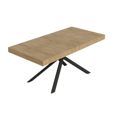 Itamoby Tavolo allungabile 90x200/460 cm Niket quercia natura gambe antracite Itamoby Tavolo allungabile 90x200/460 cm Niket quercia natura gambe antracite