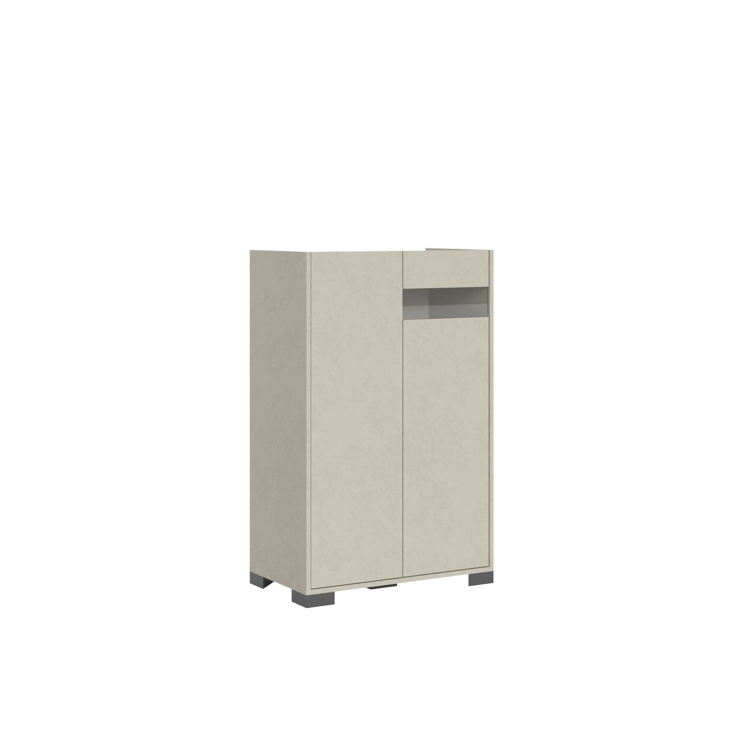Credenza alta 2 ante 70x35x110 cm Riflesso cashmere