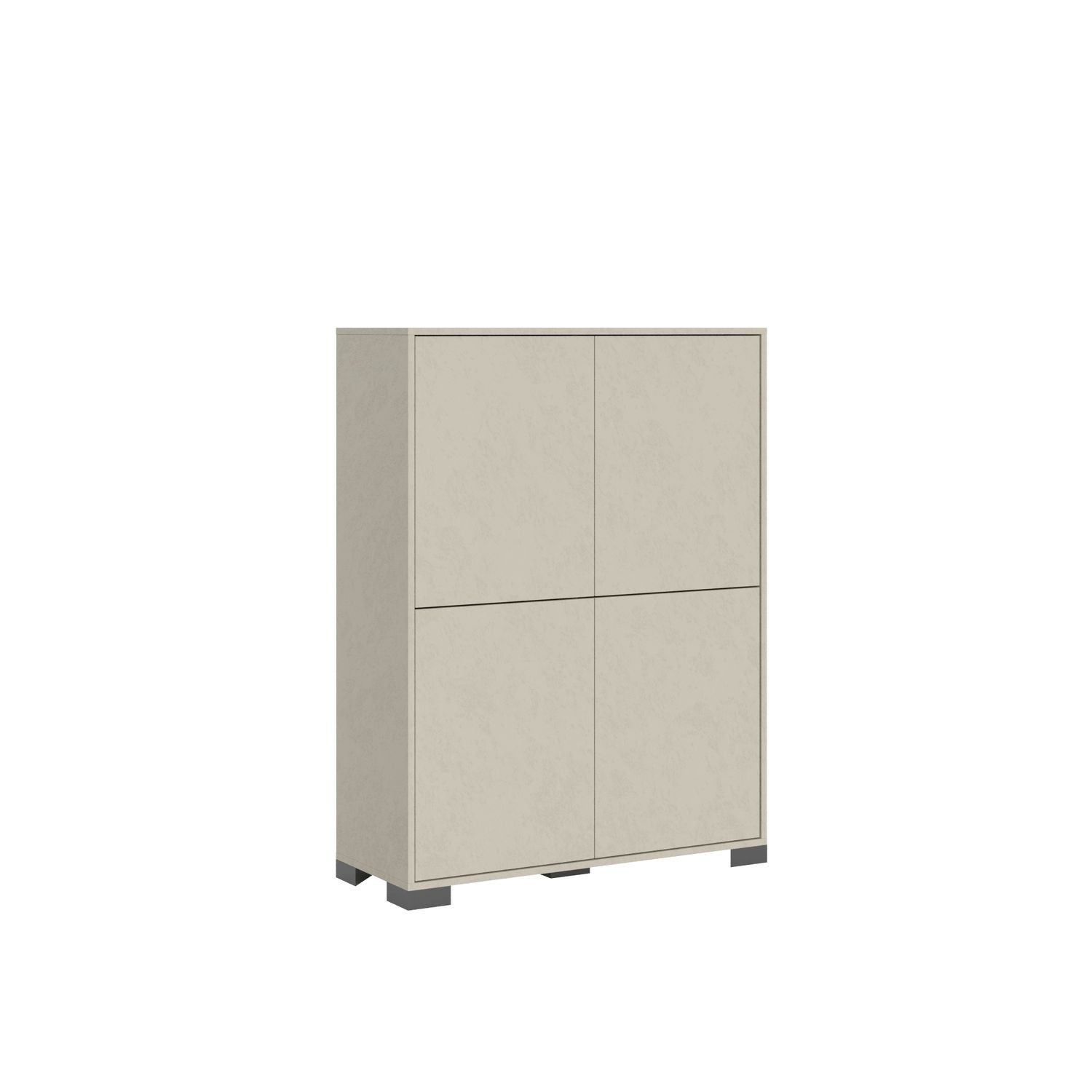 Itamoby Credenza alta 4 ante 90x35x120 cm Lumina cashmere
