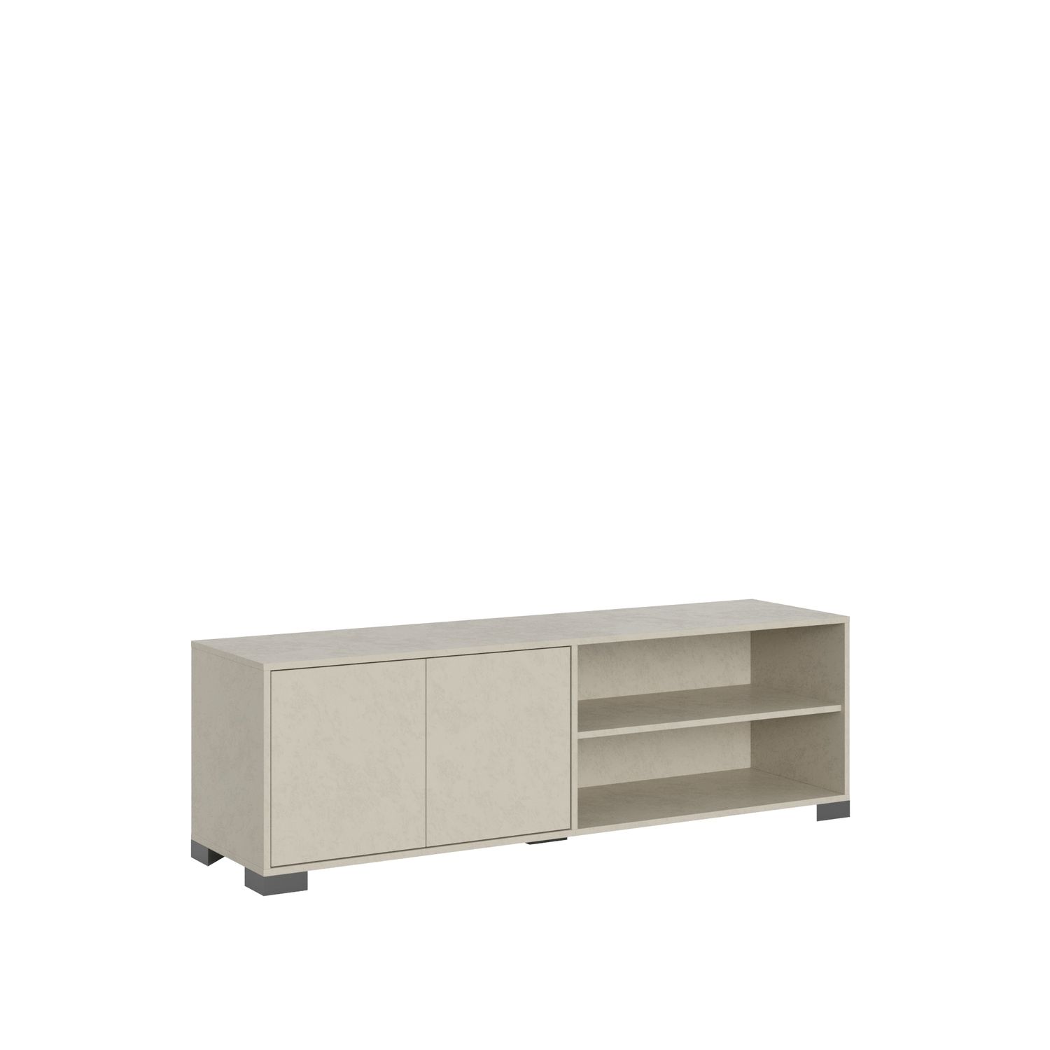 Itamoby Porta TV 2 ante con vano a giorno 150x40x40 cm Lumina cashmere