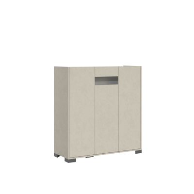 Credenza alta 3 ante 103x35x110 cm Riflesso cashmere