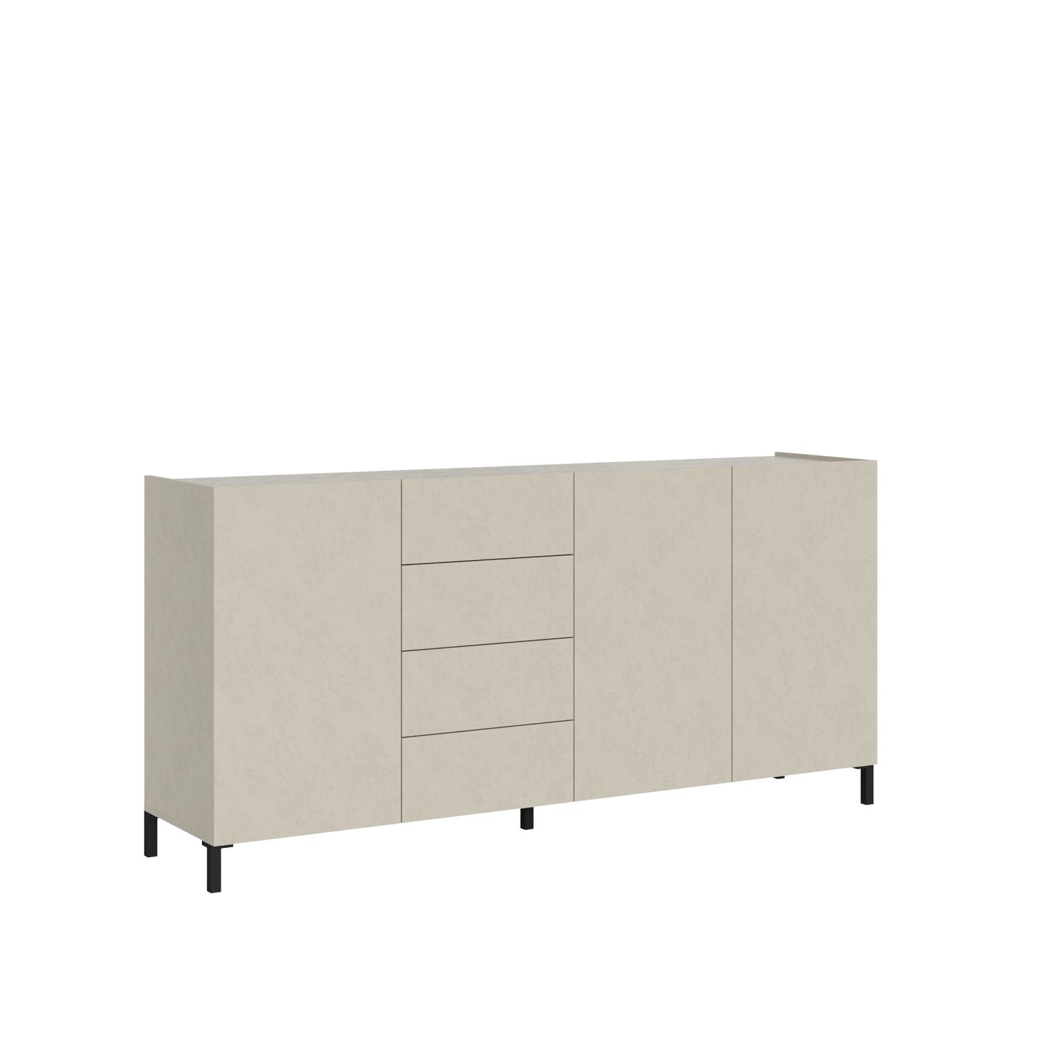 Madia 3 ante/4 cassetti 174x.40x84 cm Solaria cashmere Madia 3 ante/4 cassetti 174x.40x84 cm Solaria cashmere