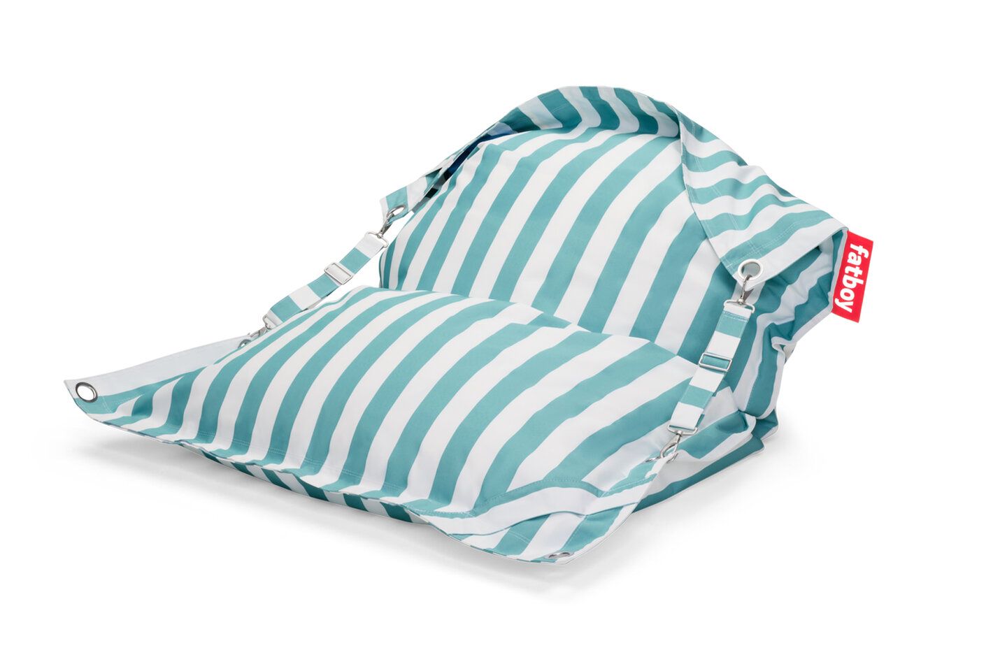 Fatboy Buggle-Up Outdoor Poltrona sacco Outdoor, Stripe Azur