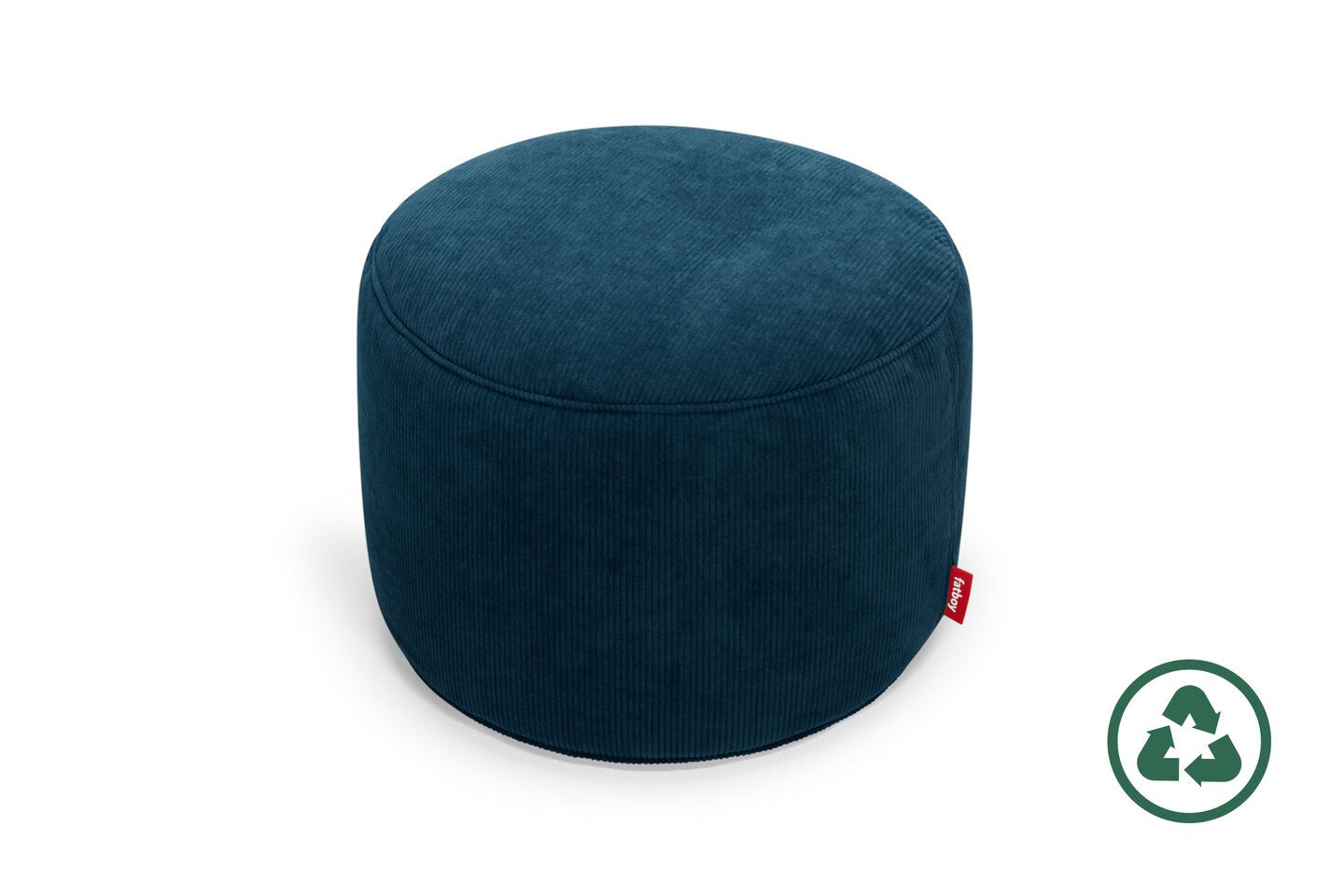 Fatboy recycled Point Cord Pouf, Blu