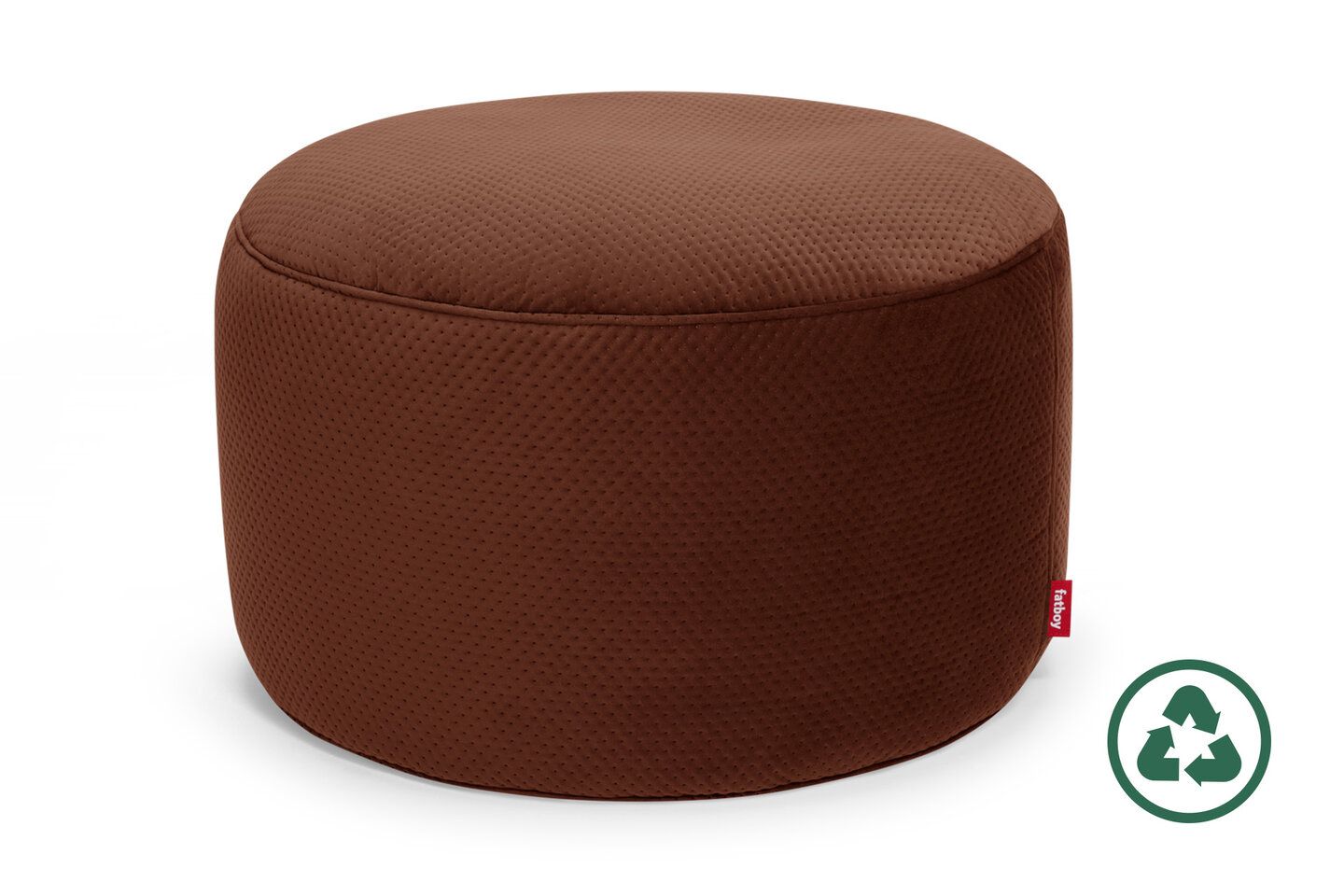 Fatboy recycled Point Large Royal Velvet Pouf, Marrone