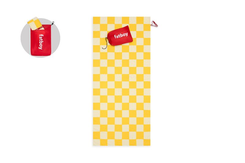 Fatboy Colour Beach baggy XL Telo , Chess Corn Fatboy Colour Beach baggy XL Telo , Chess Corn