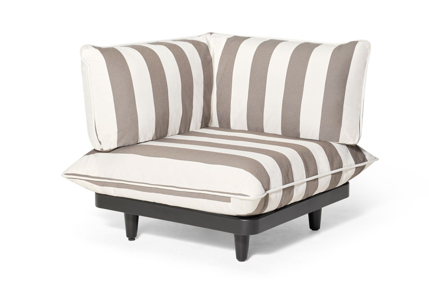 Fatboy Paletti Corner Seat, Stripe Cacao