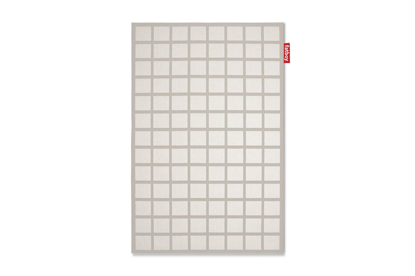 Fatboy Carpretty Grand Checky Tappeto, Cream / White