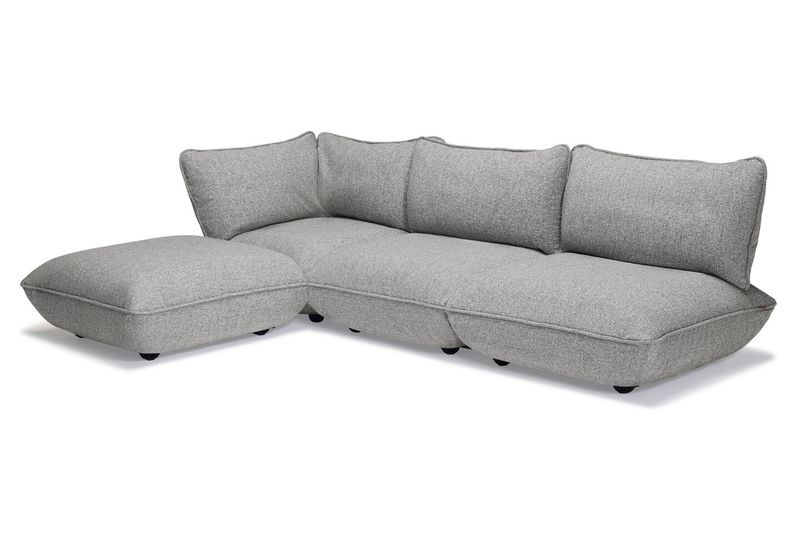 Fatboy Sumo Corner Sofa Mingle, Divano Grid Stone Fatboy Sumo Corner Sofa Mingle, Divano Grid Stone