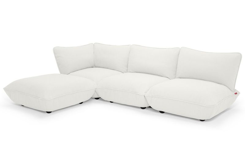 Fatboy Sumo Corner Sofa Weave, Divano Limestone Fatboy Sumo Corner Sofa Weave, Divano Limestone