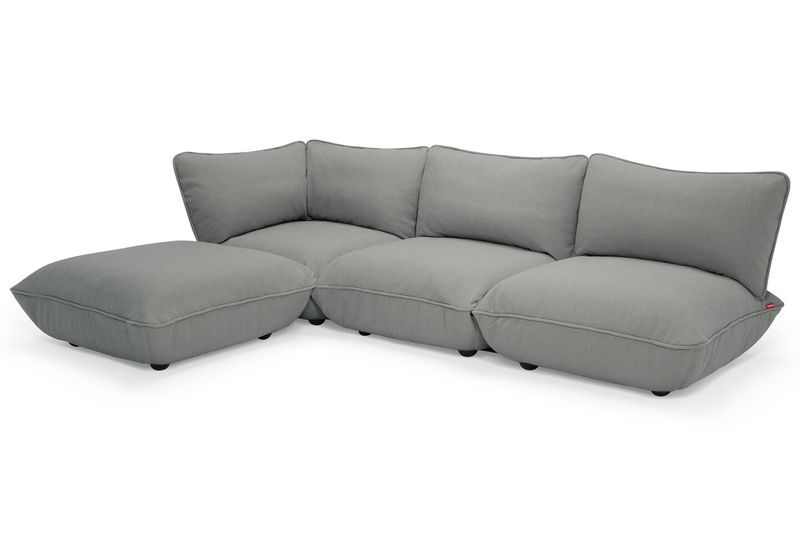 Fatboy Sumo Corner Sofa Weave, Divano Mouse Grey Fatboy Sumo Corner Sofa Weave, Divano Mouse Grey
