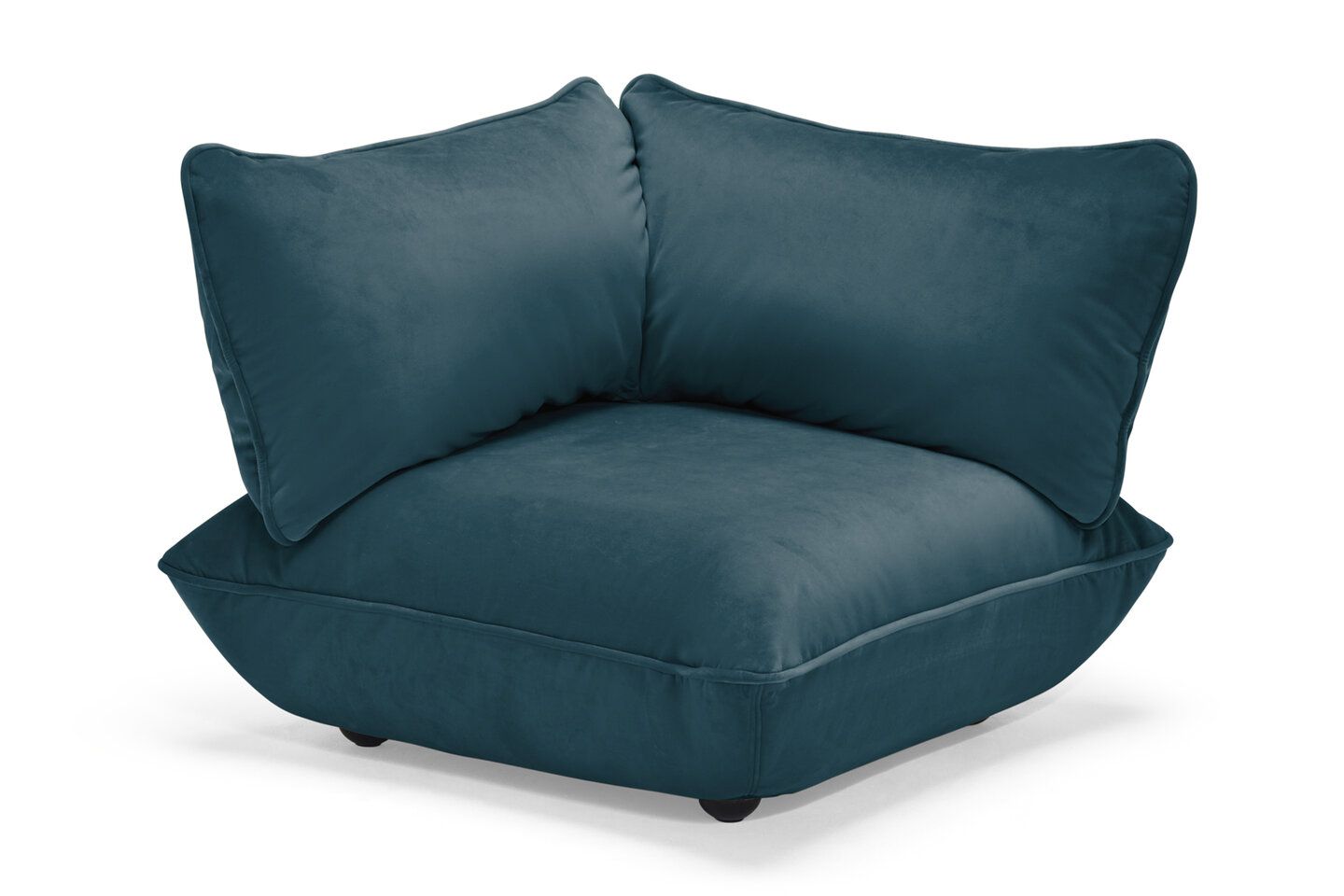 Fatboy Sumo Corner Seat Velvet Recycled , Petrol