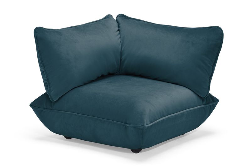 Fatboy Sumo Corner Seat Velvet Recycled , Petrol Fatboy Sumo Corner Seat Velvet Recycled , Petrol
