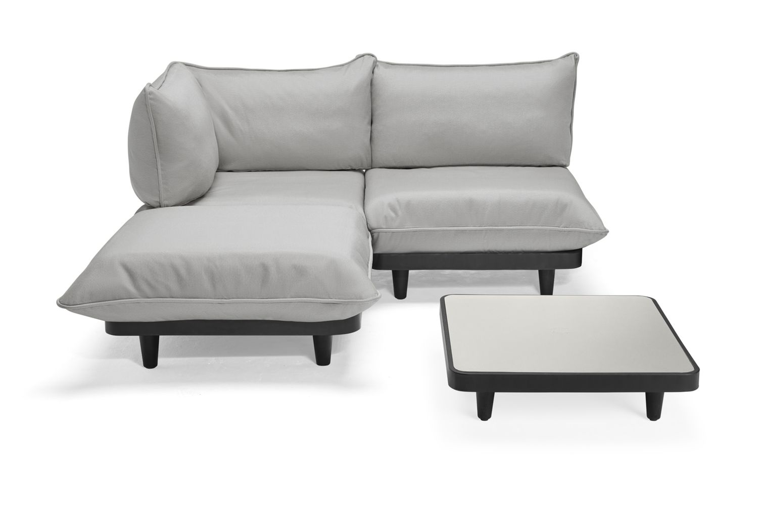 Fatboy Paletti Set Medium Royal + Table , Wolf Grey