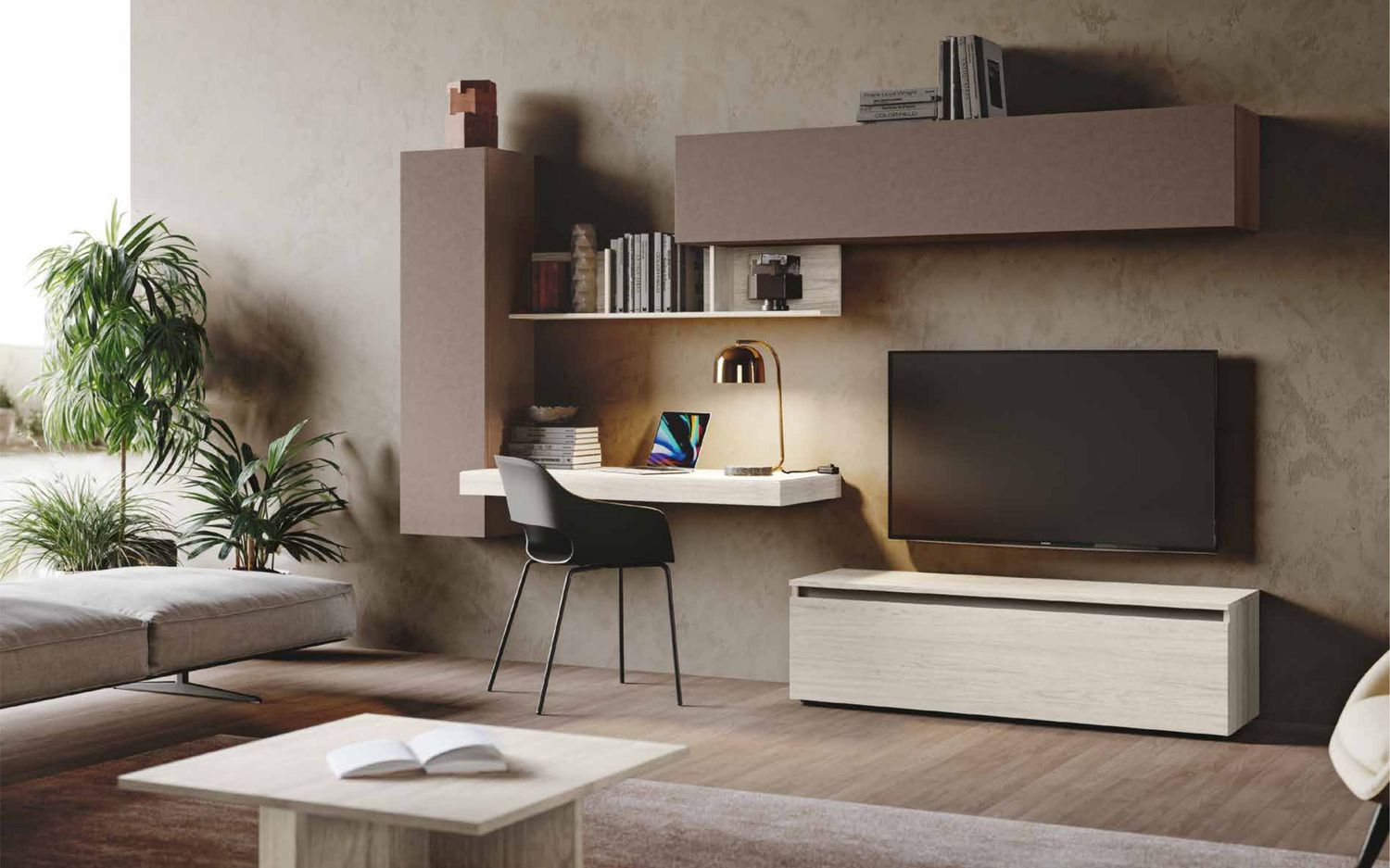 Parete attrezzata completa - Composizione Soggiorno 10 Parete attrezzata completa - Composizione Soggiorno 10