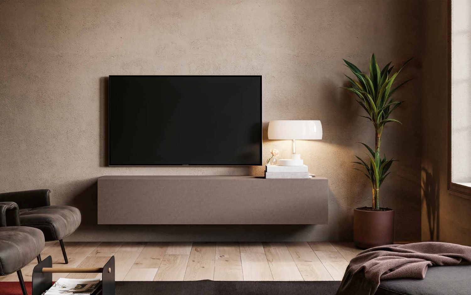 Parete attrezzata completa - Composizione Soggiorno 12