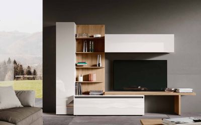 Parete attrezzata completa - Composizione Soggiorno 14