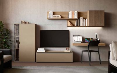 Parete attrezzata completa - Composizione Soggiorno 16