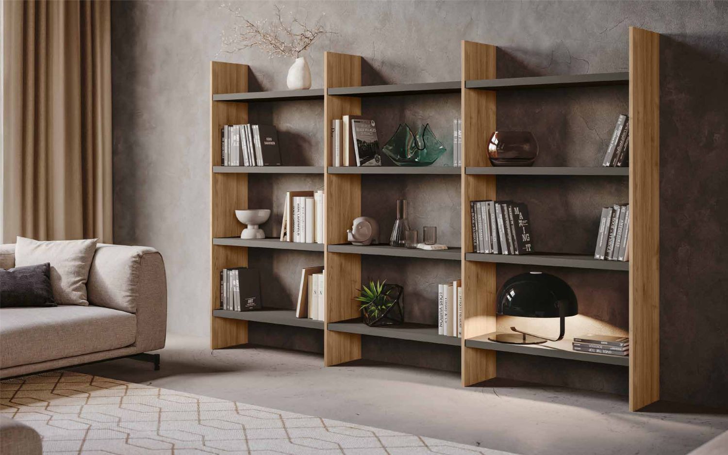 Libreria a giorno - Composizione 03