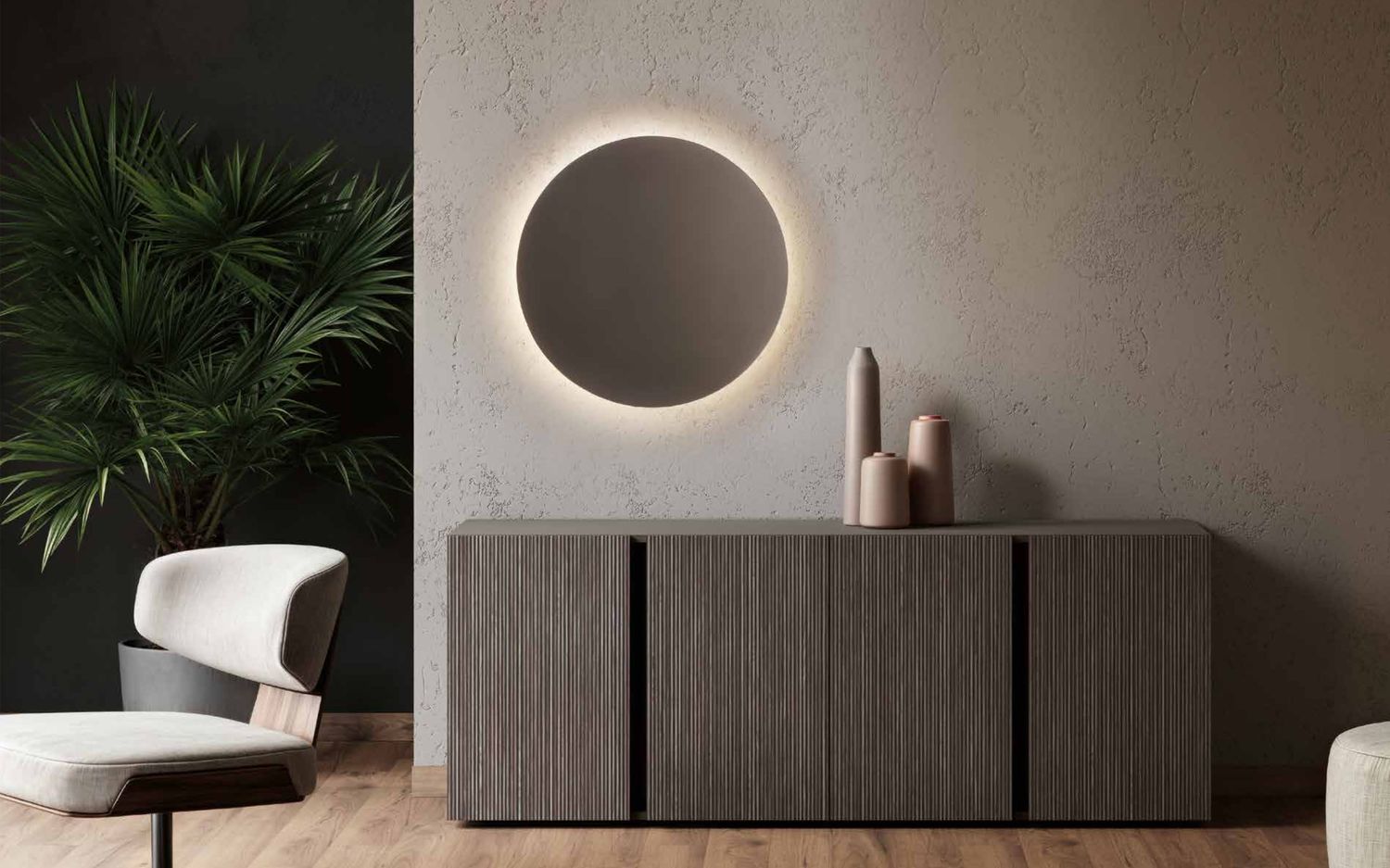 Madia Moderna con Specchiera - Composizione 03