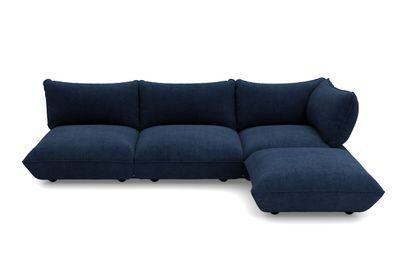 Fatboy Sumo Corner Sofa Right Cord Recycled Deep Blue, Blu Fatboy Sumo Corner Sofa Right Cord Recycled Deep Blue, Blu