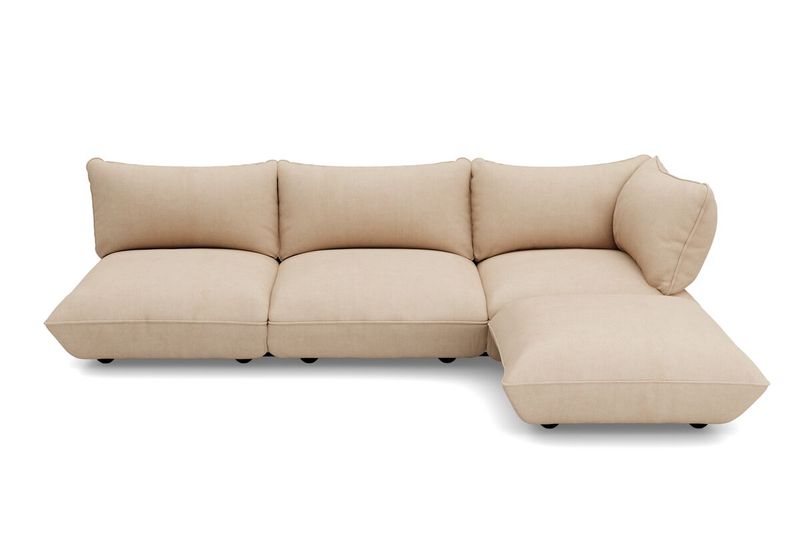 Fatboy Sumo Corner Sofa Right Cord Recycled Beige