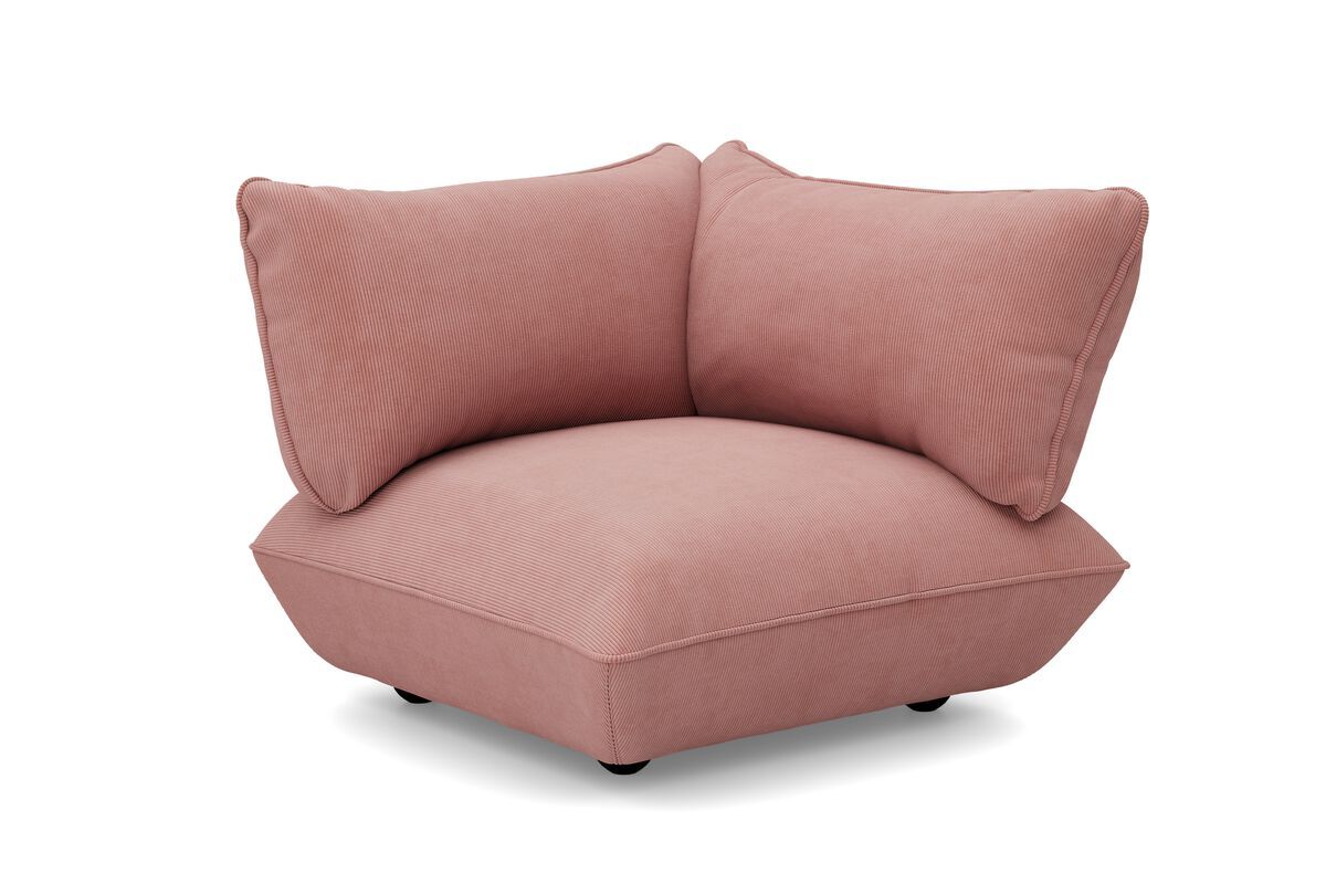 Fatboy Sumo Corner Seat Right Cord Recycled, Rosa
