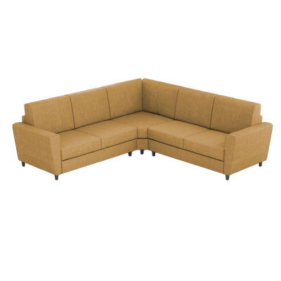 Ityhome Yasel Ocra | divano angolare 5 posti