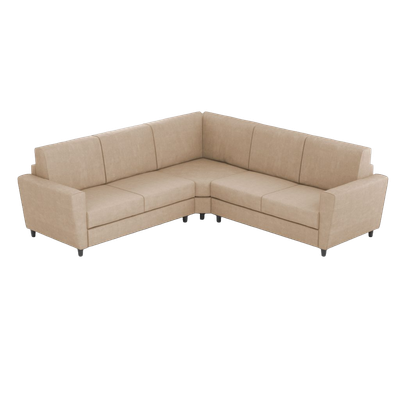 Ityhome Yasel Beige | divano angolare 5 posti