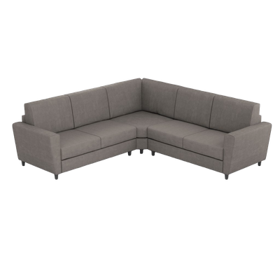 Ityhome Yasel Grigio | divano angolare 5 posti