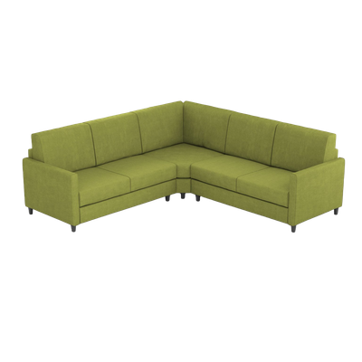 Ityhome KARAY Verde | divano angolare 5 posti